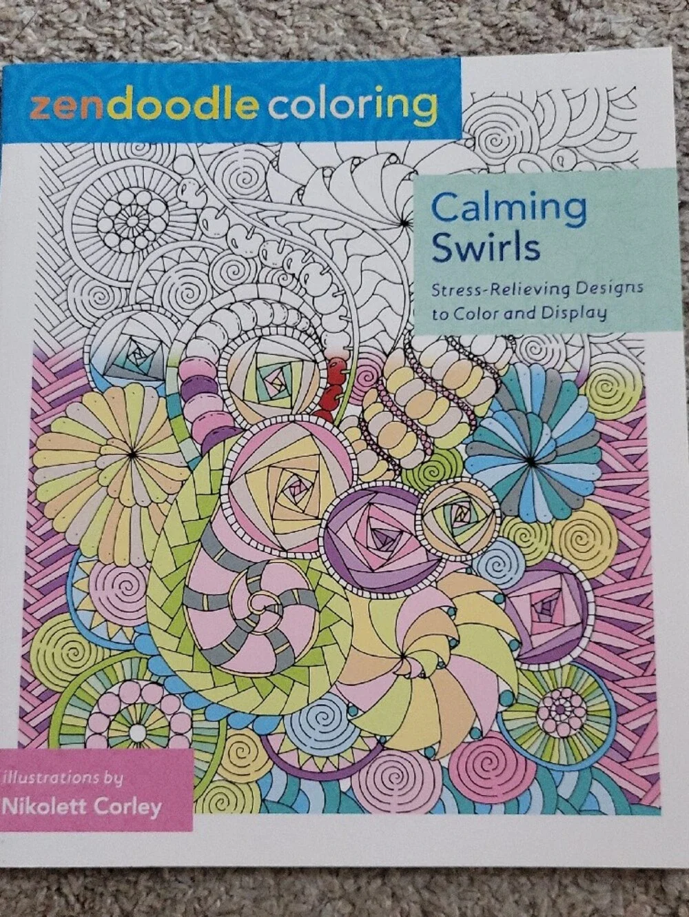 Zendoodle Coloring Book Set — Calming Swirls & Creative Sensations